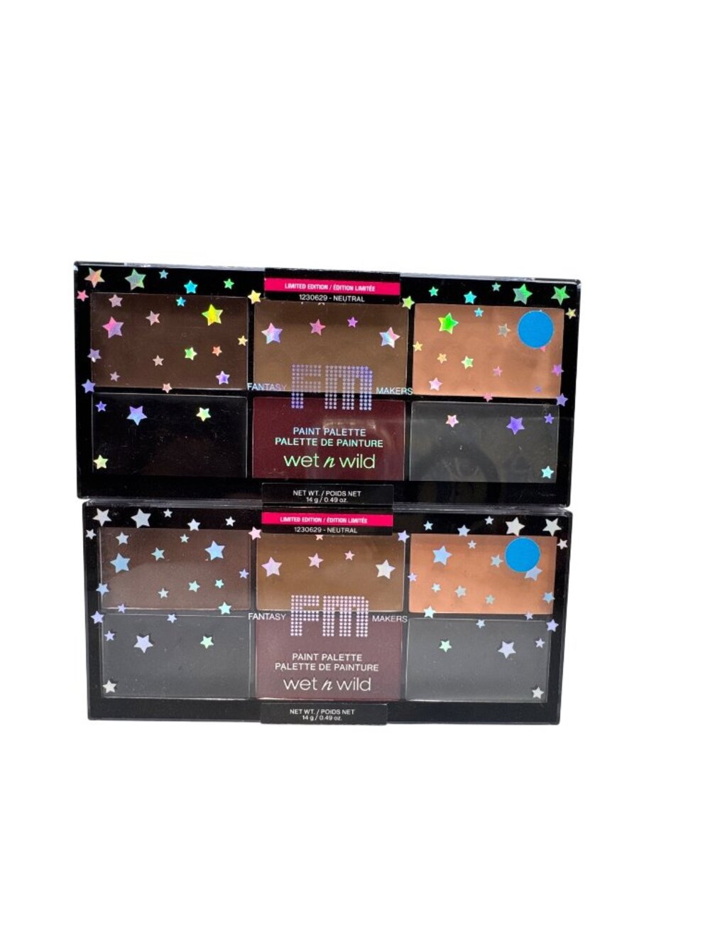 2 pack Wet N Wild Fantasy Makers Paint Palette Neutral 14g Limited Edition